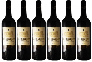 6 bouteilles de vin Bordeaux Rouge Château Haut-Marin 2014 / Notre Selection